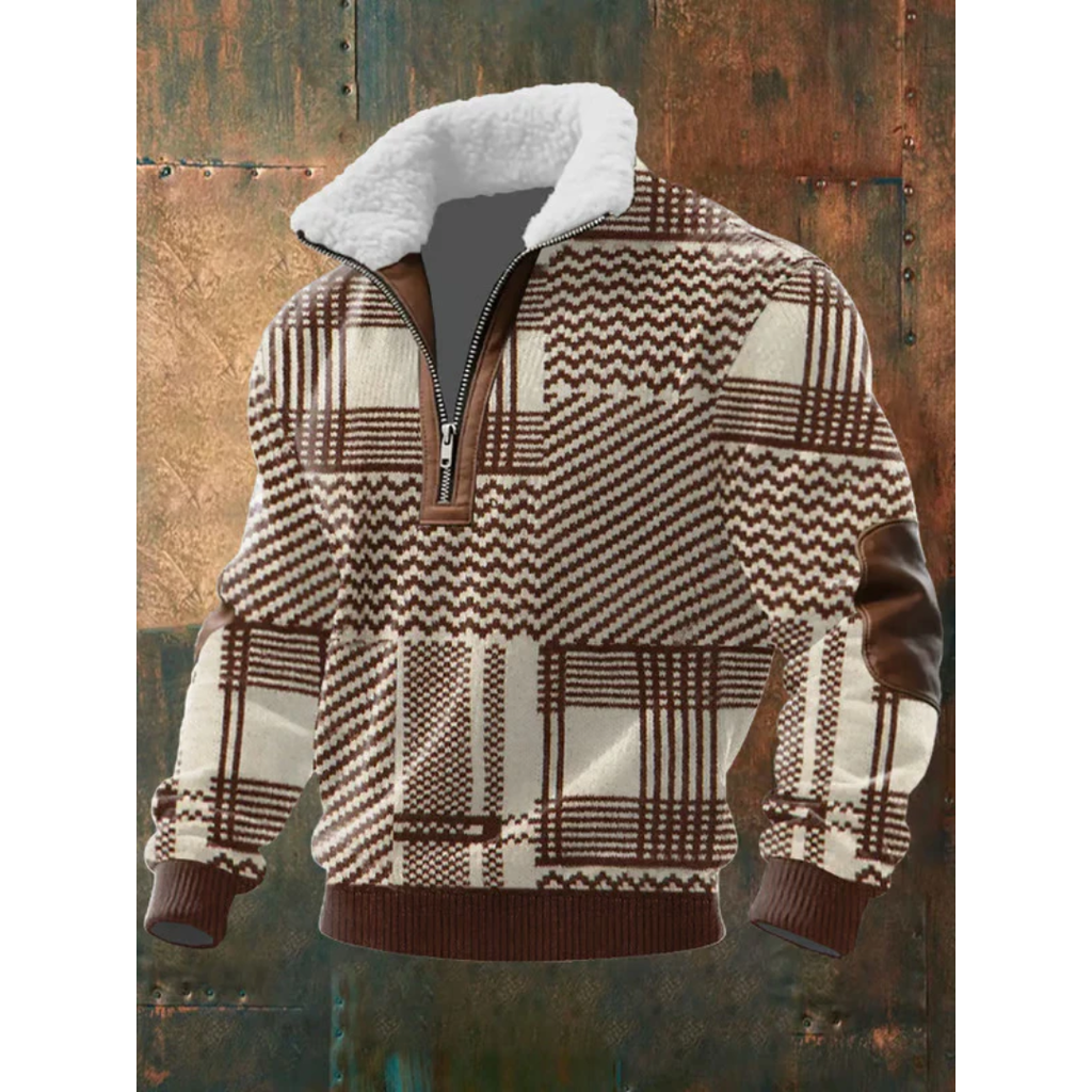 Jersey polar de cuello alto para hombre, cálido y ligero - Foto 11