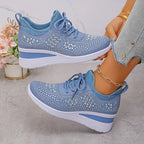 Zapatillas de malla con detalles brillantes – María - Foto 8