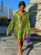 Blusa holgada de lentejuelas para un look con brillo - Foto 5