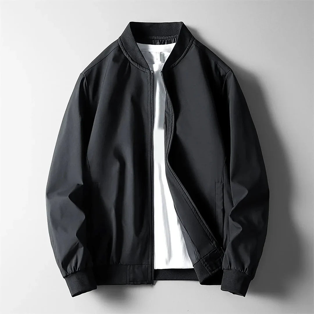 Chaqueta bomber cortavientos para hombre, ligera y mate - Foto 1