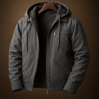 Chaqueta con capucha forrada para hombre, cálida y ligera - Foto 3