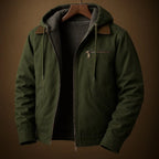 Chaqueta con capucha forrada para hombre, cálida y ligera - Foto 4