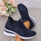 Zapatillas de malla con detalles brillantes – María - Foto 5