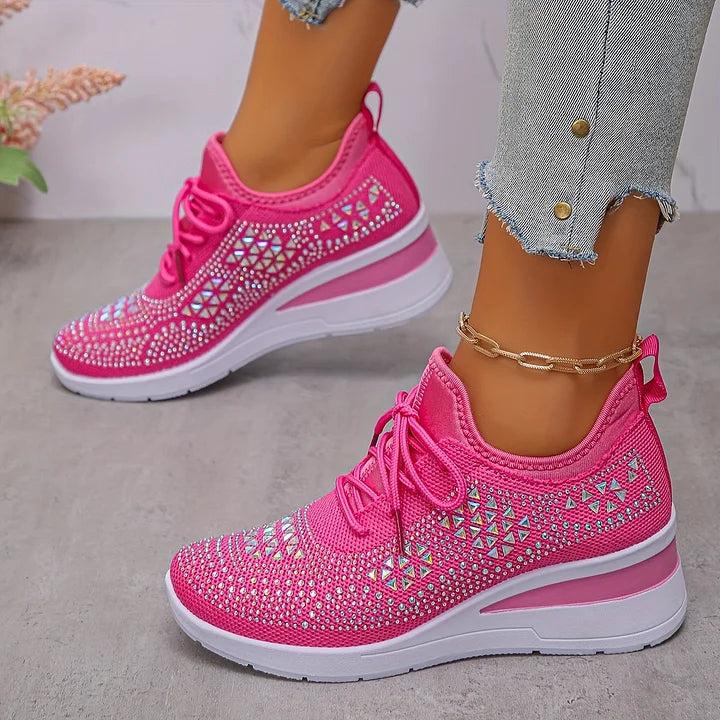 Zapatillas de malla con detalles brillantes – María - Foto 24