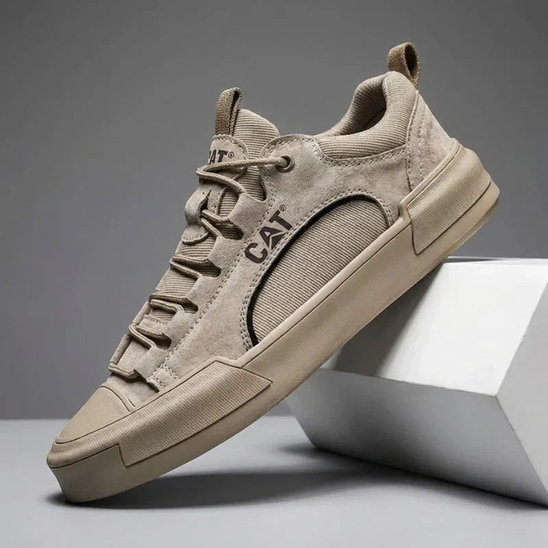 Zapatillas urbanas de piel con malla para hombre | Antonio - Foto 2