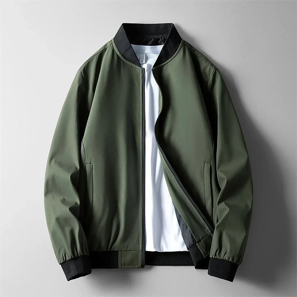 Chaqueta bomber cortavientos para hombre, ligera y mate - Foto 2