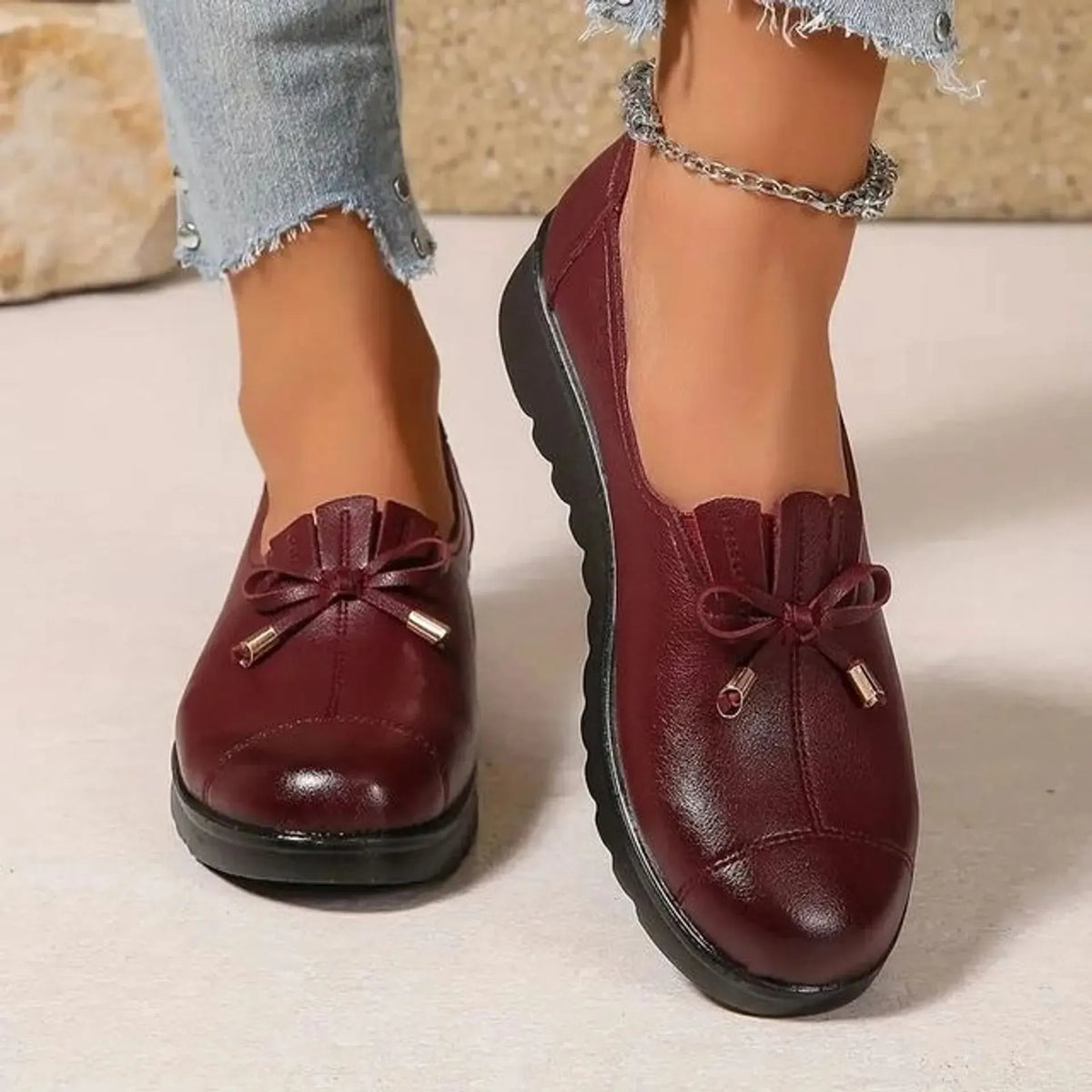 Mocasines de plataforma cómodos con suela amortiguadora - Foto 5
