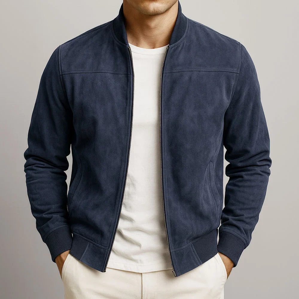 Chaqueta bomber de cuello estructurado para hombre - Foto 2