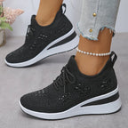 Zapatillas de malla con detalles brillantes – María - Foto 12