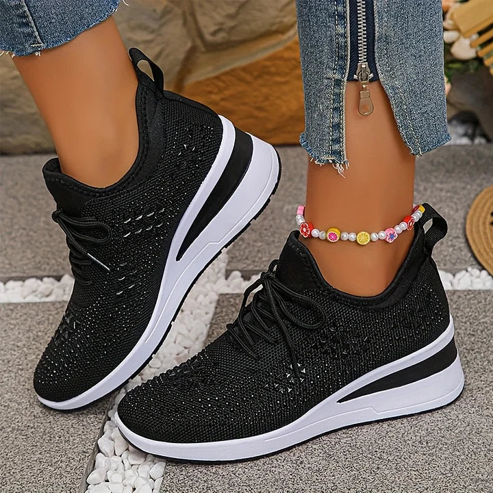 Zapatillas de malla con detalles brillantes – María - Foto 15