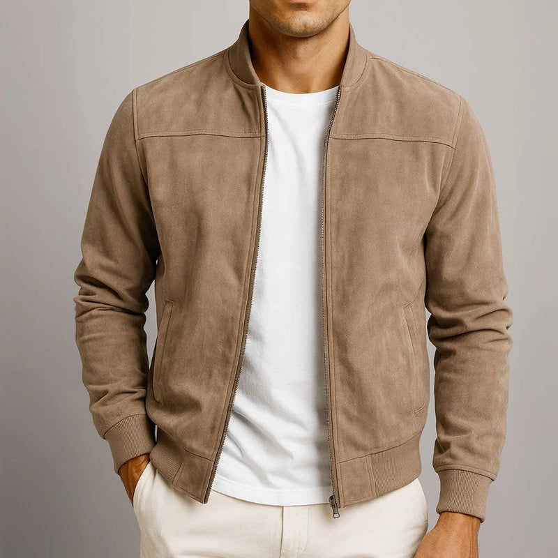 Chaqueta bomber de cuello estructurado para hombre - Foto 1