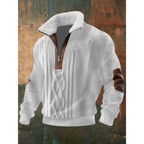 Jersey polar de cuello alto para hombre, cálido y ligero - Foto 4