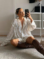 Blusa holgada de lentejuelas para un look con brillo - Foto 2