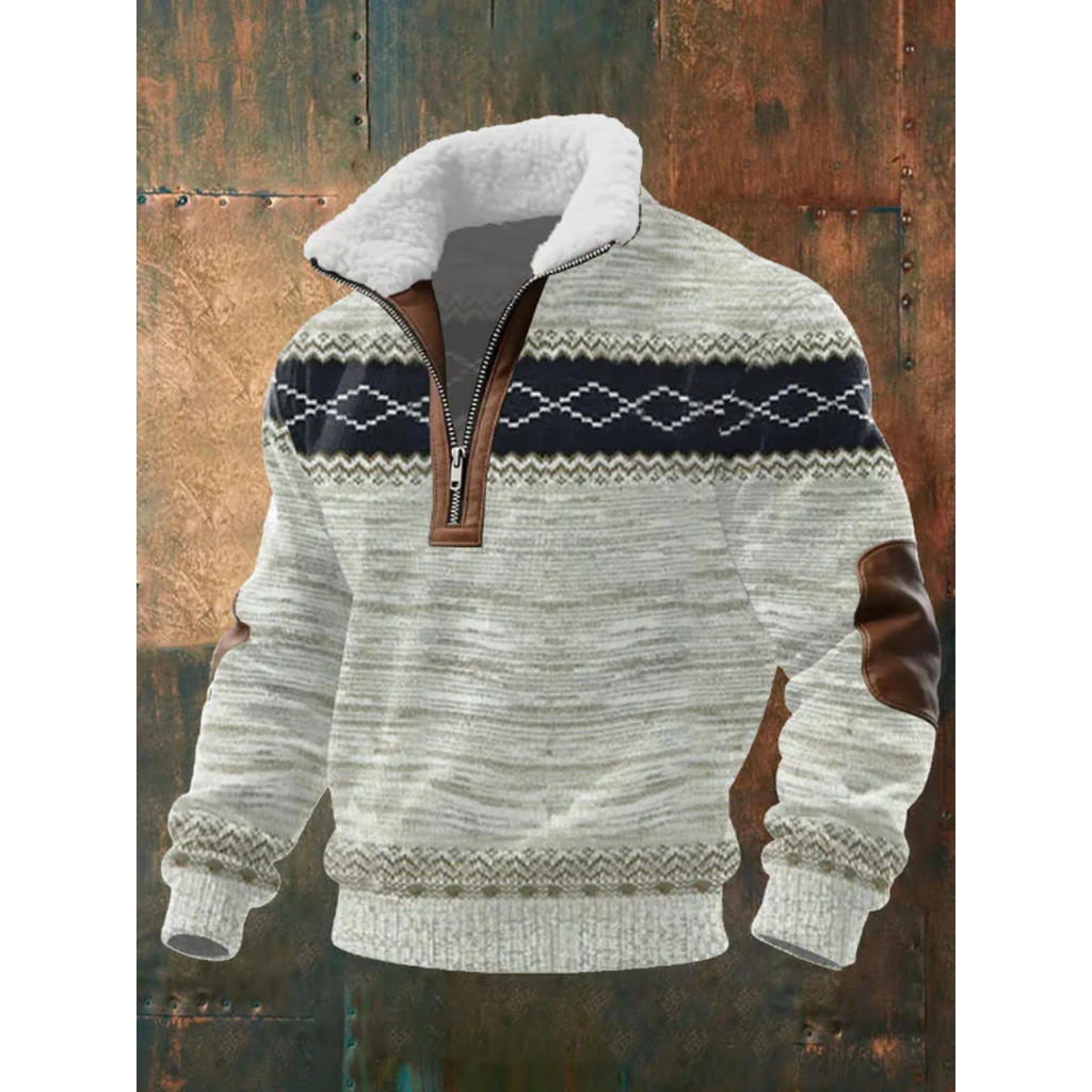 Jersey polar de cuello alto para hombre, cálido y ligero - Foto 5