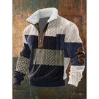 Jersey polar de cuello alto para hombre, cálido y ligero - Foto 6