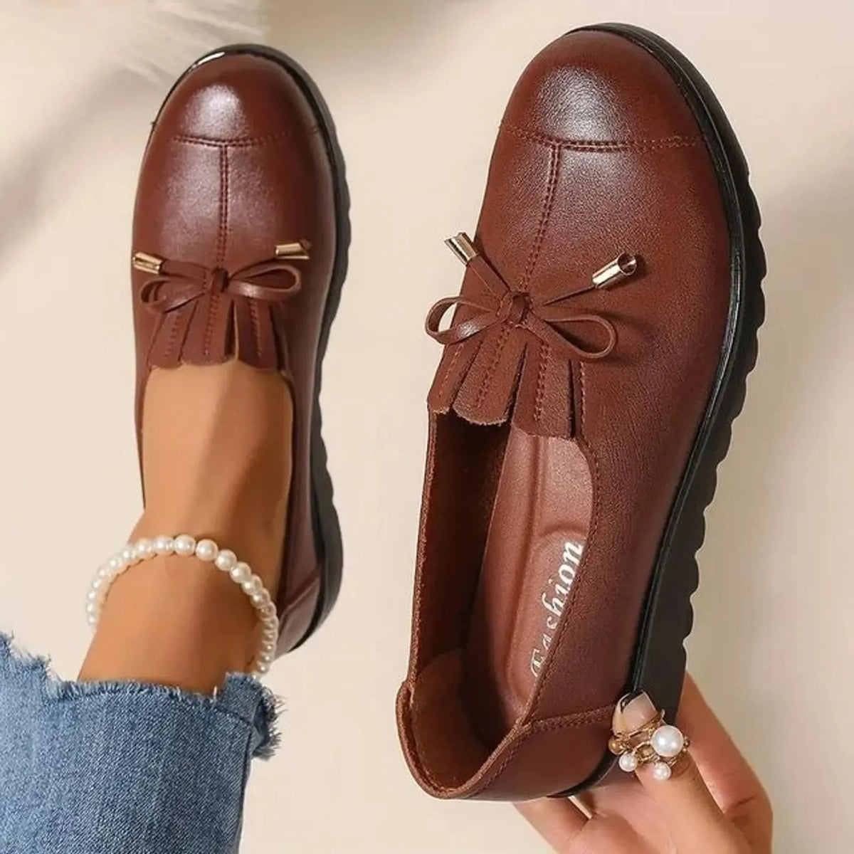 Mocasines de plataforma cómodos con suela amortiguadora - Foto 4