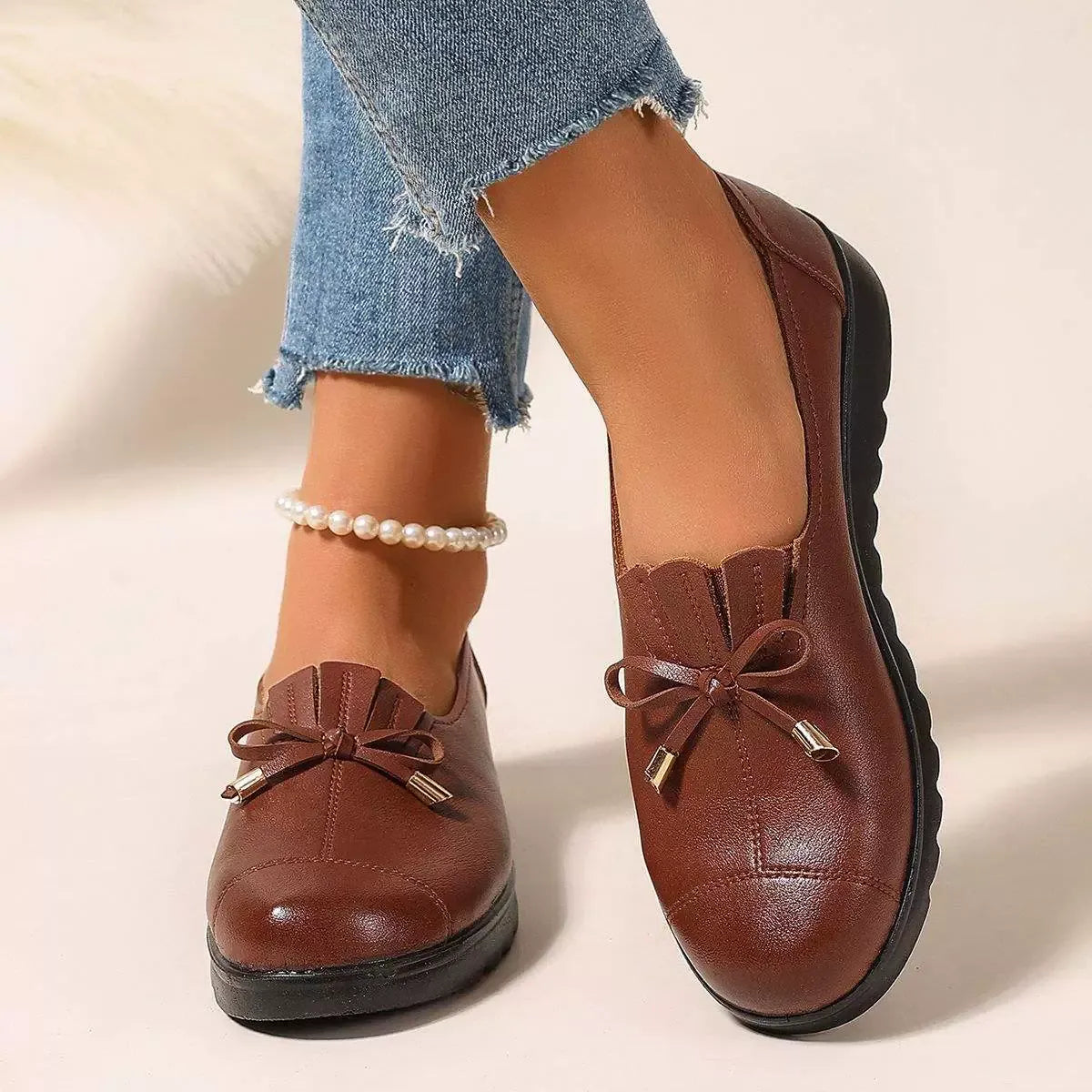 Mocasines de plataforma cómodos con suela amortiguadora - Foto 7
