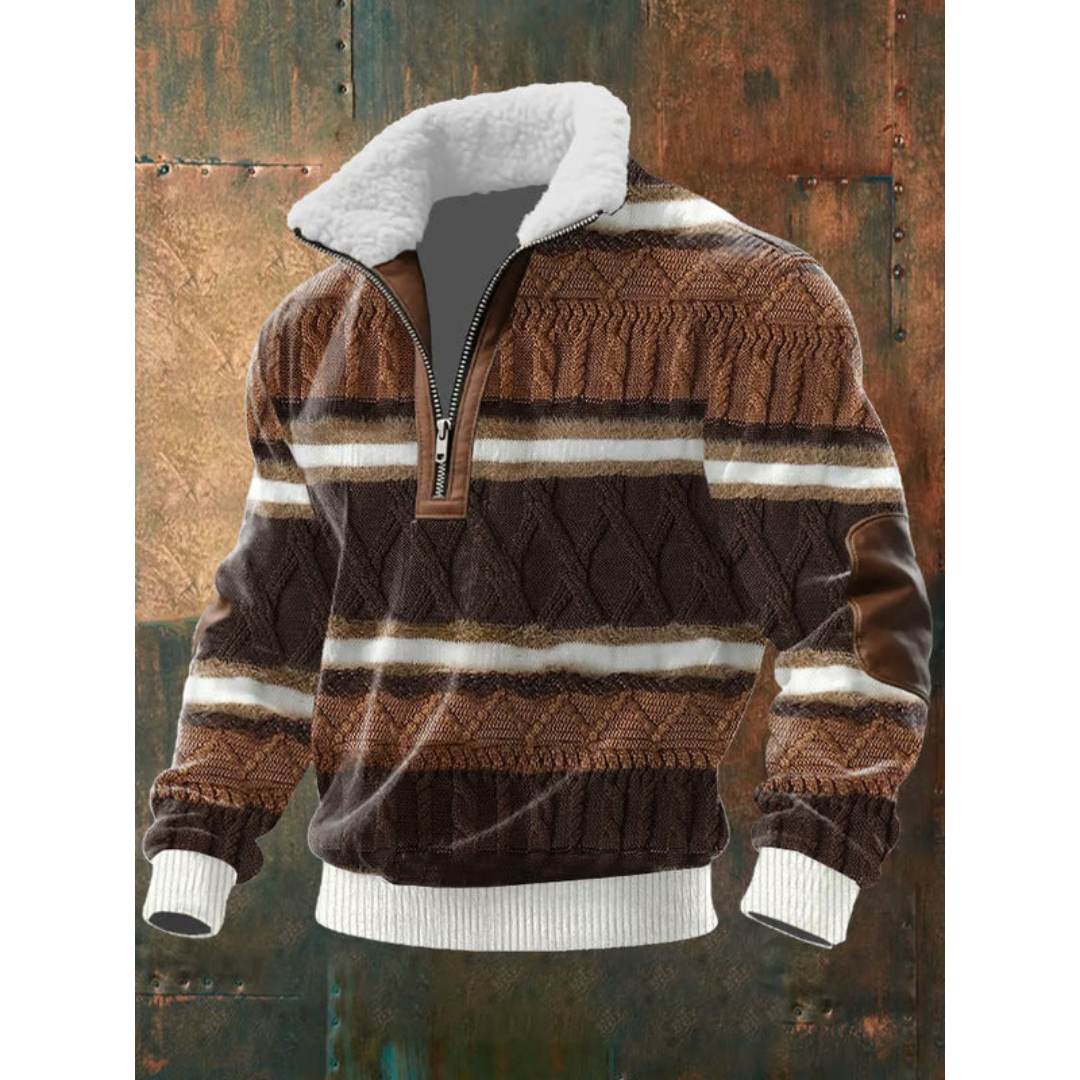 Jersey polar de cuello alto para hombre, cálido y ligero - Foto 8
