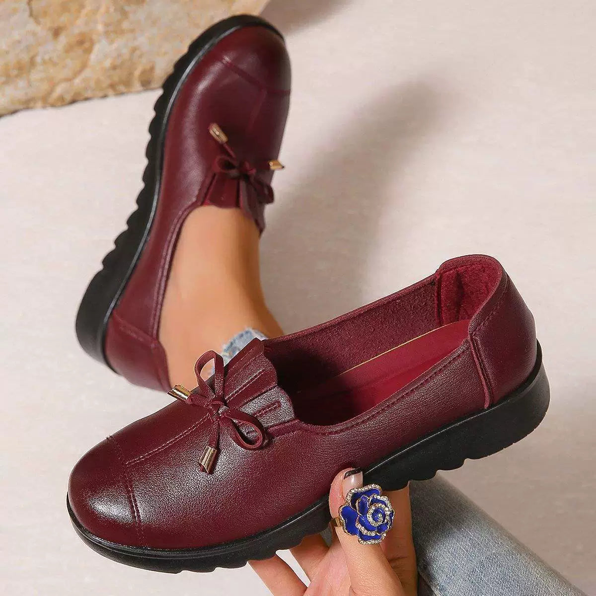 Mocasines de plataforma cómodos con suela amortiguadora - Foto 10