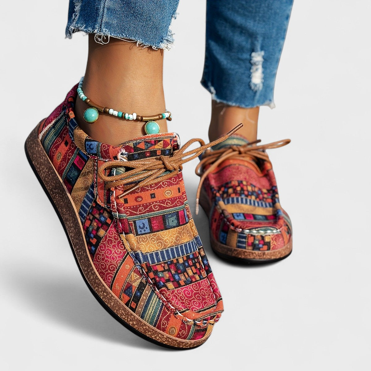Zapatillas de horma ancha y confort para mujer | Serafina - Foto 1