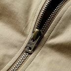 Chaqueta bomber vintage para hombre con cremallera metálica - Foto 5