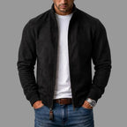 Chaqueta bomber efecto ante con puños de canalé – Sergio - Foto 9