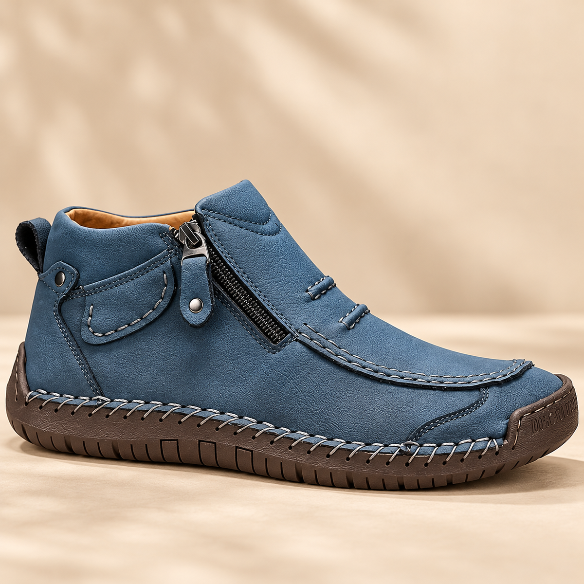Zapatos de confort con cremallera para hombre | Leandro - Foto 9