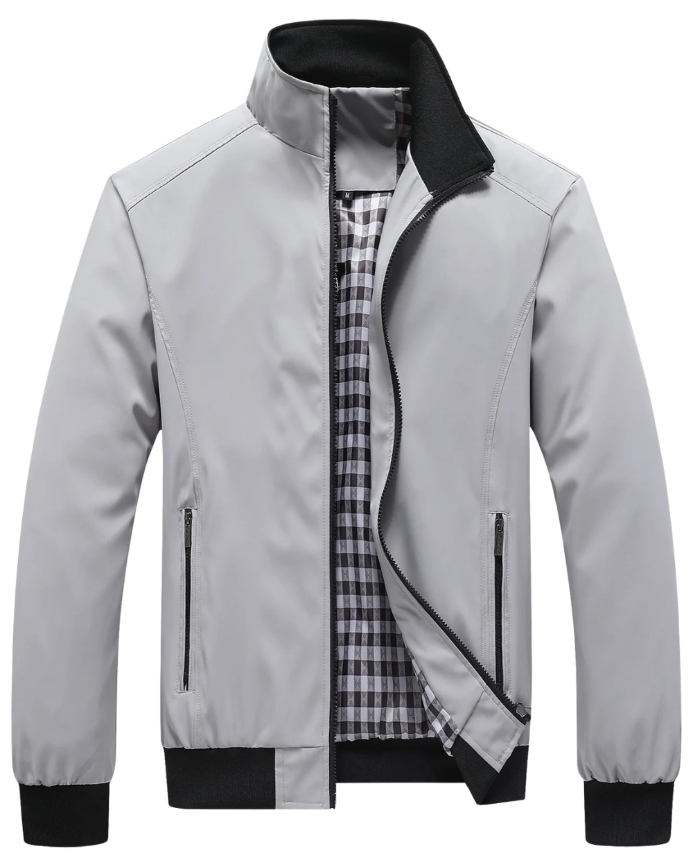 Chaqueta ligera de corte recto con cremallera – Bruno - Foto 6