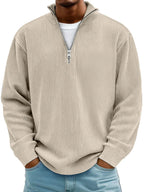 Jersey de canalé con cuello de cremallera – Adrián - Foto 11