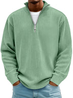 Jersey de canalé con cuello de cremallera – Adrián - Foto 12
