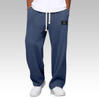 Pantalón ancho de hombre con cordón, cómodo y relajado - Foto 7