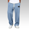 Pantalón ancho de hombre con cordón, cómodo y relajado - Foto 1