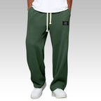 Pantalón ancho de hombre con cordón, cómodo y relajado - Foto 10