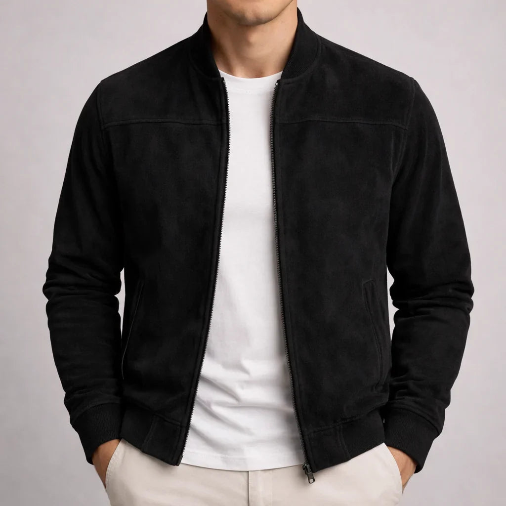 Chaqueta bomber de cuello estructurado para hombre - Foto 5