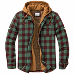Chaqueta de cuadros cálida para hombre, interior acolchado - Foto 3