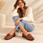 Mocasines de plataforma cómodos con suela amortiguadora - Foto 1