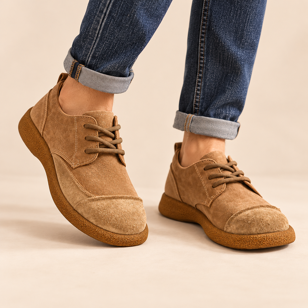 Zapatos de hombre efecto ante ligeros y cómodos – Mateo - Foto 4