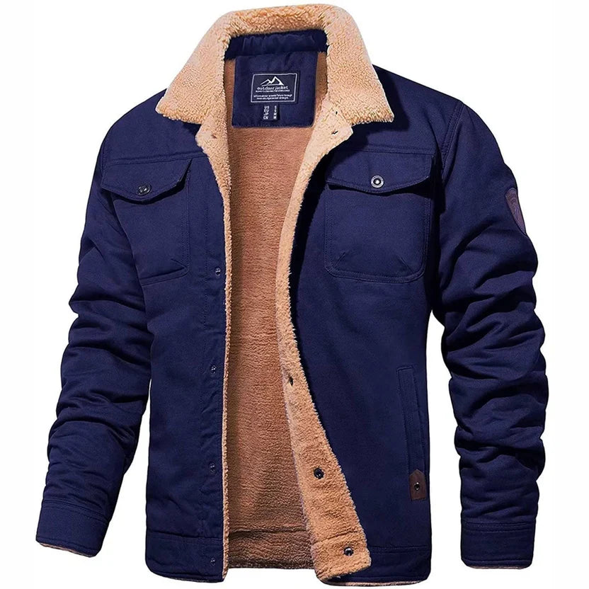 Chaqueta bomber cálida para hombre, cómoda y versátil - Foto 5