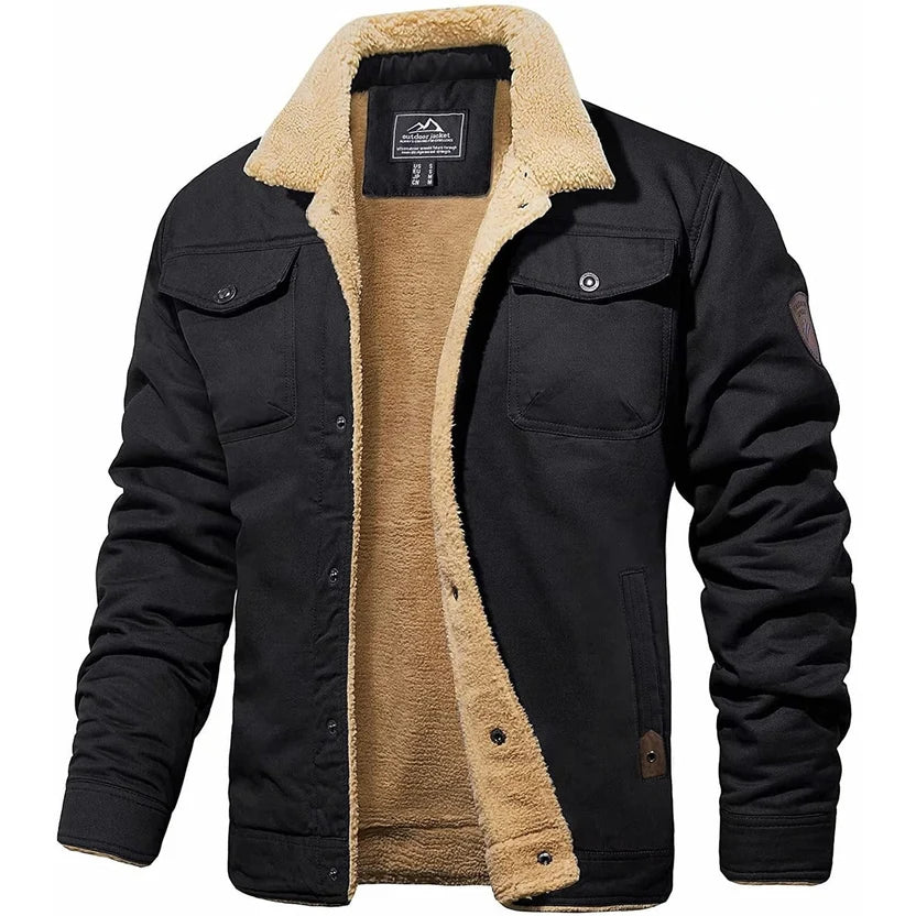 Chaqueta bomber cálida para hombre, cómoda y versátil - Foto 1