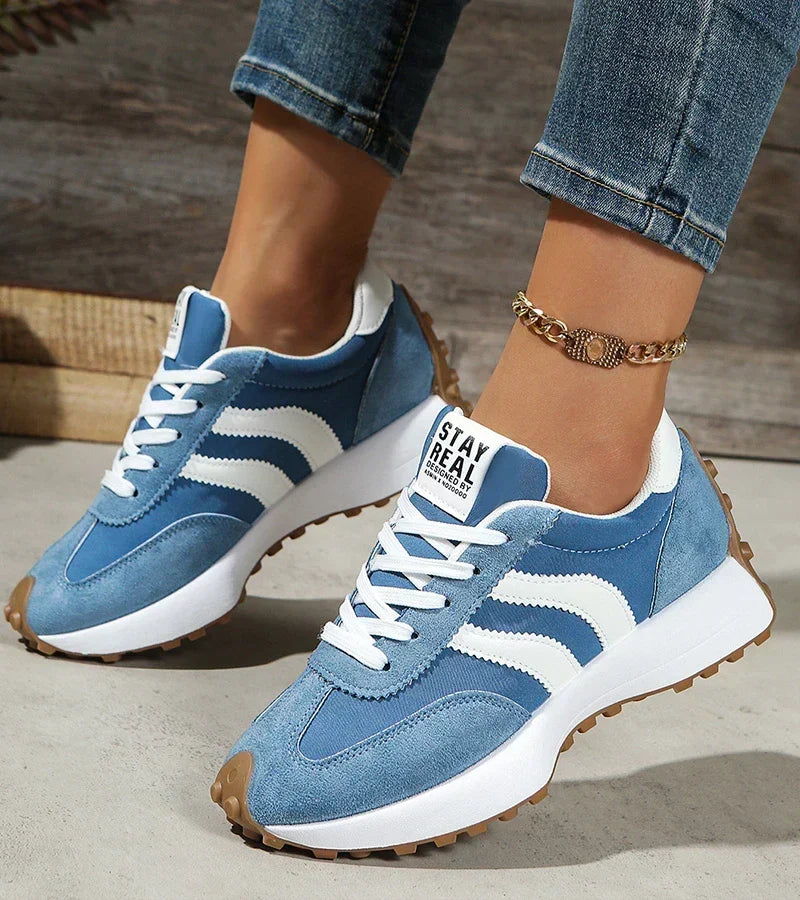 Zapatillas cómodas de diario con cordones mujer | Esther - Foto 1