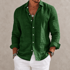 Camisa de mezcla de algodón con corte relajado – Gael - Foto 12