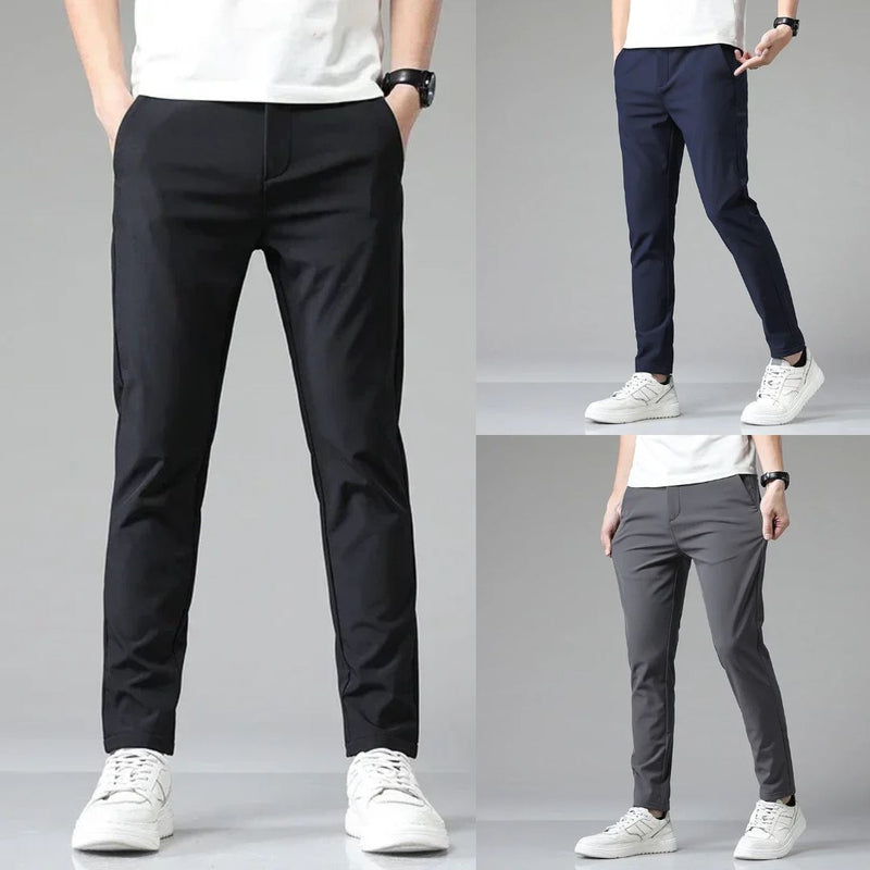 Pantalón elástico de hombre con corte limpio para cada día - Foto 6