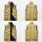 Chaleco de algodón para hombre con cinco bolsillos - Foto 5