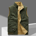 Chaleco de algodón para hombre con cinco bolsillos - Foto 2