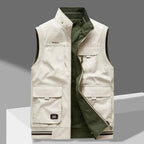 Chaleco de algodón para hombre con cinco bolsillos - Foto 1