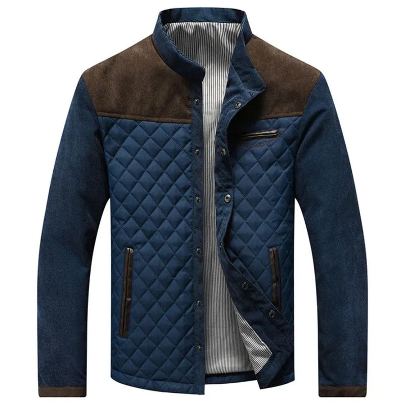 Chaqueta bomber estructurada para hombre, corte clásico - Foto 1