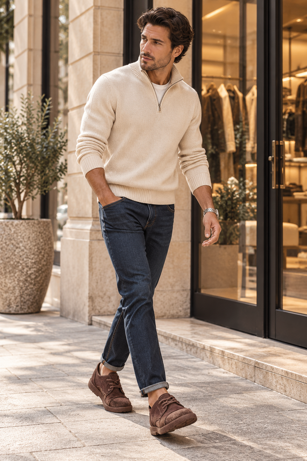 Zapatos de hombre efecto ante ligeros y cómodos – Mateo - Foto 8