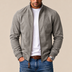 Chaqueta bomber efecto ante con puños de canalé – Sergio - Foto 6