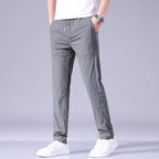 Pantalón elástico de hombre con corte limpio para cada día - Foto 8