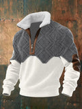 Jersey polar de cuello alto para hombre, cálido y ligero - Foto 1